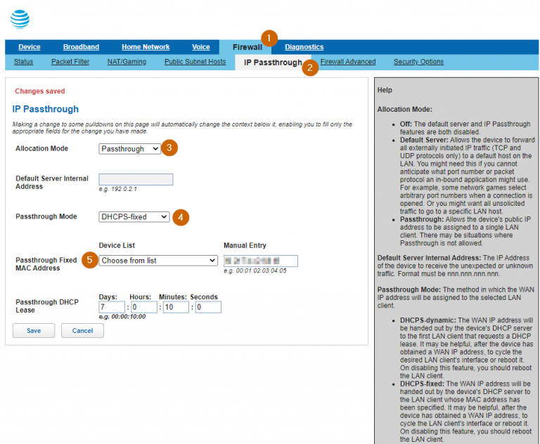How to enable IP Passthrough on ATT BGW320505 Devon Stephens